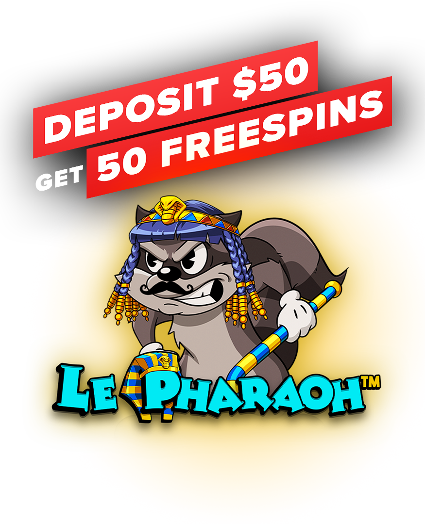 50 Free Spins on Le Pharaoh