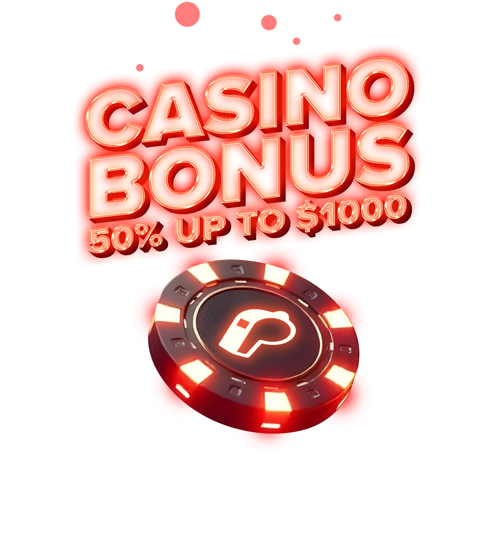 50% Casino Bonus Up to $1000