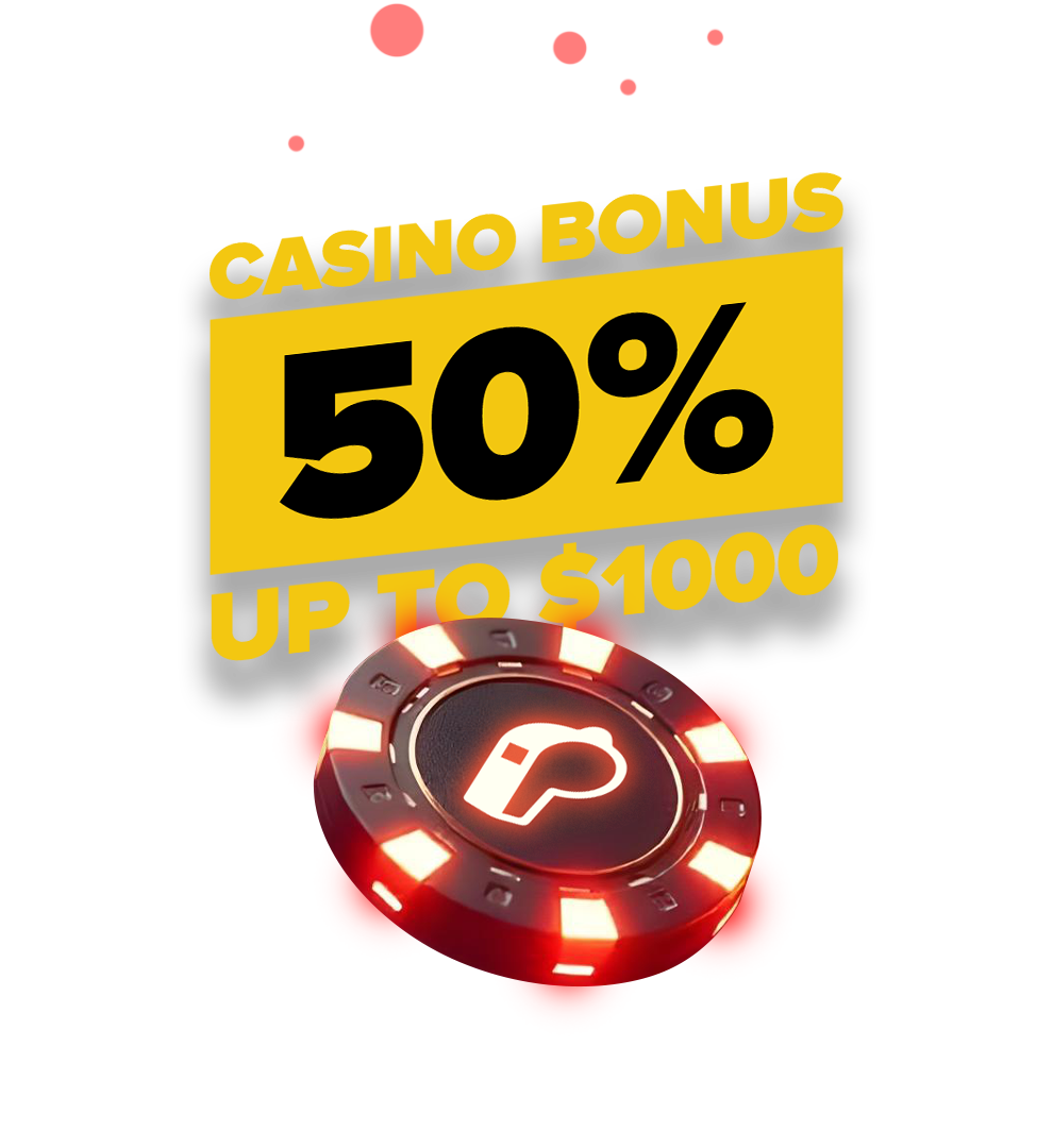 50% Casino Bonus Up to $1000