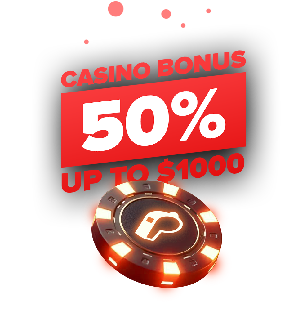 50% Casino Bonus Up to $1000