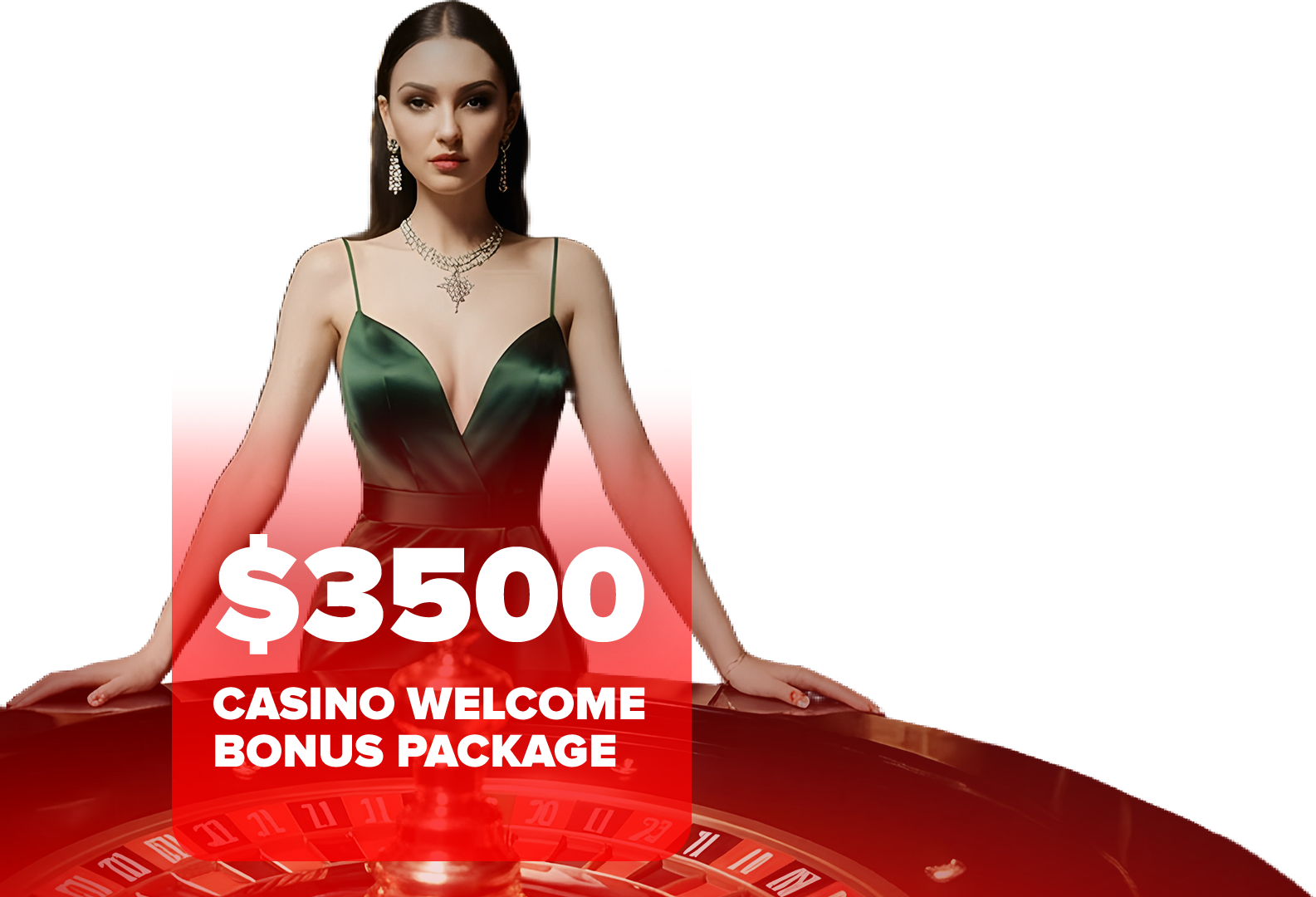 $3,500 Casino Welcome Bonus Package