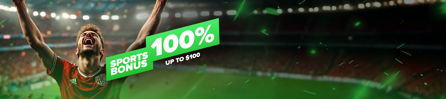 Sports Bonus 100% up to 100$