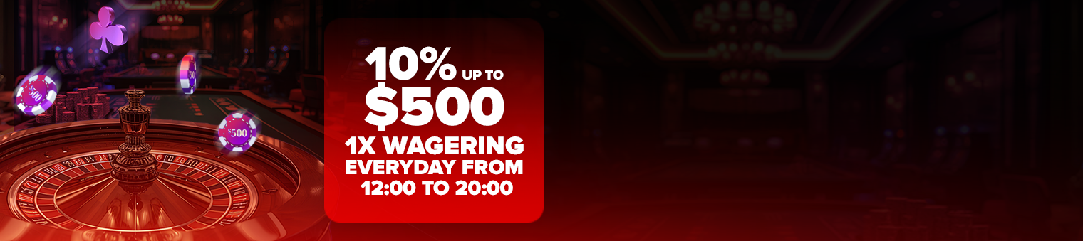 10% Casino Offer