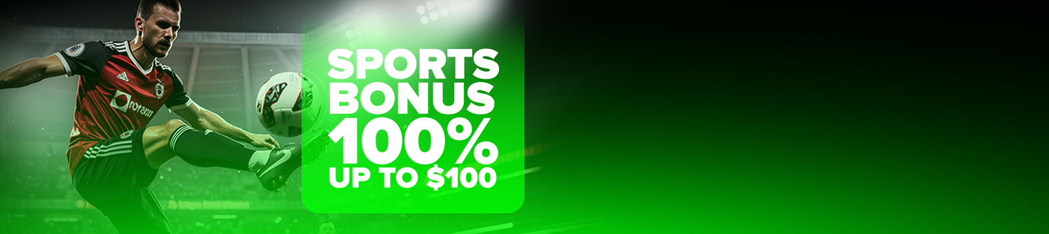 Sports Bonus 100% up to 100$
